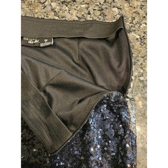 Esmara by Heidi Klum Sequin Mini Skirt Sz 6 - Picture 4 of 7